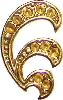 leafs pieces for strass