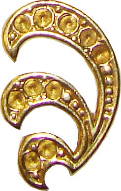 leafs pieces for strass 