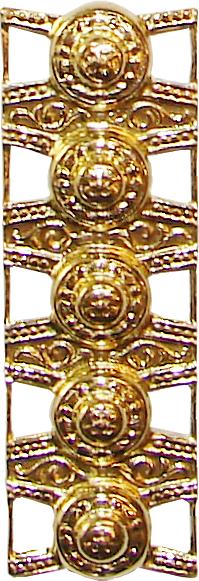 placas pulseras rayado basto plate bracelets