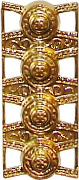 placas pulseras rayado basto plate bracelets