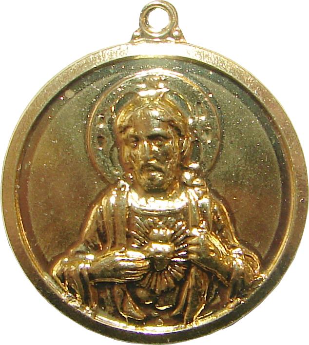 pendiente jesus heart pendant