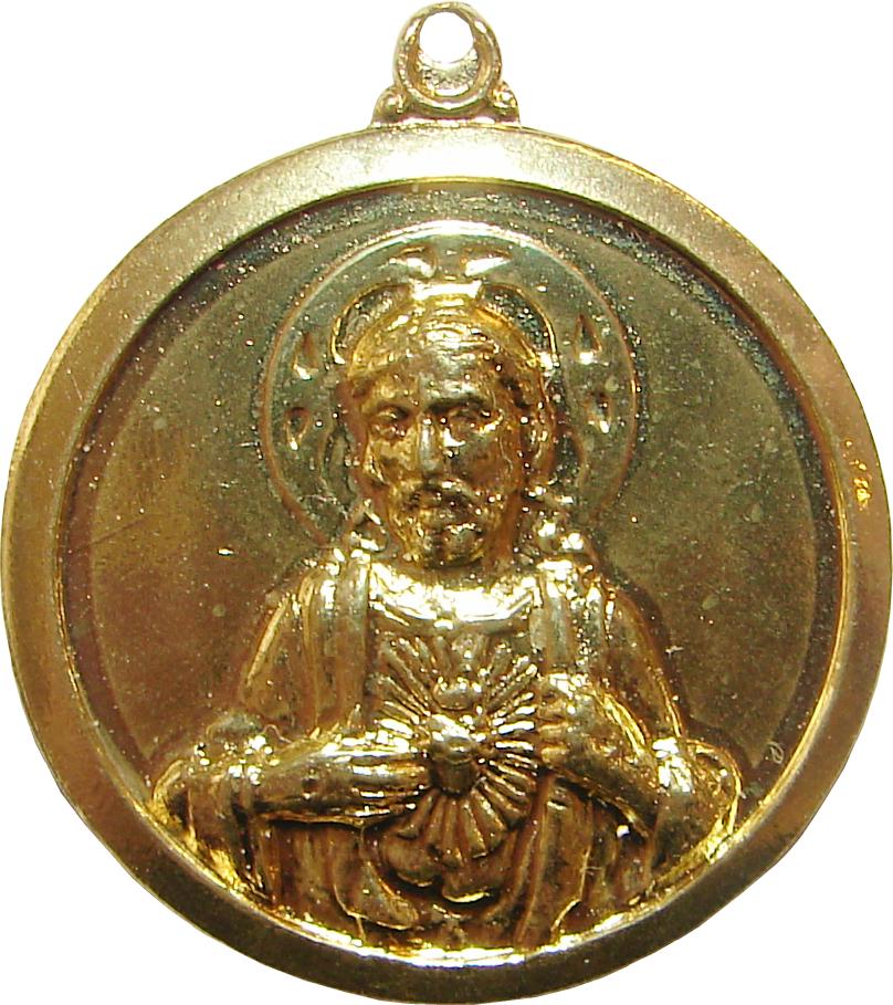 pendiente jesus heart pendant