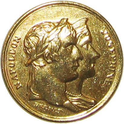 antique old coins Moneda Napole&oacute;n