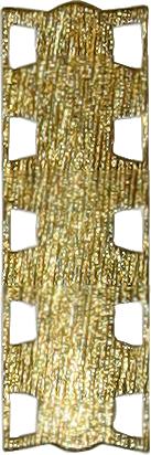 placas pulseras rayado basto plate bracelets