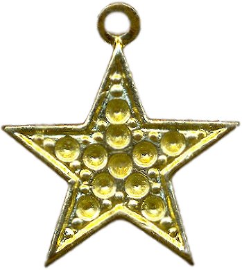 star pendant pieces for strass