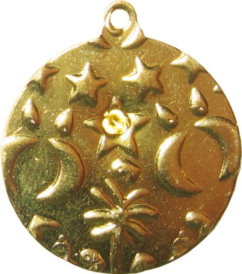 discos colgantes round pendants