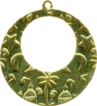 flamencas pendants hoop 