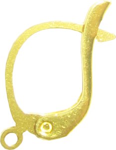lever-back earrings pierced ear wire findings