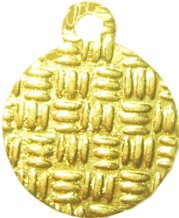 disco con argolla colgantes discks pendants