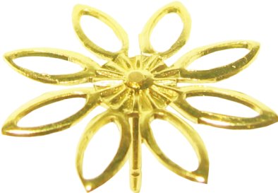  earring filigrees ear post 