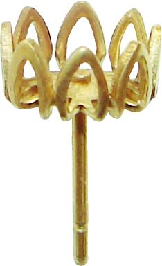 ear post earring filigrees