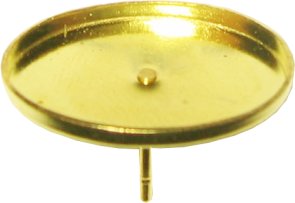 setting cabochons ear post 