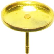 setting cabochons ear post 
