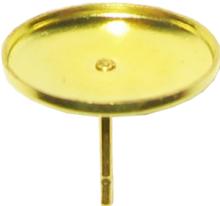 setting cabochons ear post 