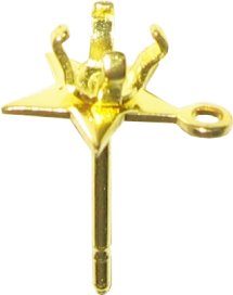 pieces for strass earrings ear post 