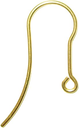 earwires plain hook kidney wire pierced ear wire findings ohr-brisuren