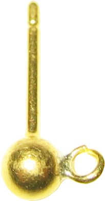 4mm ball ear post 