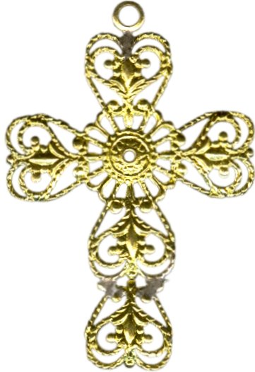 cross filigree