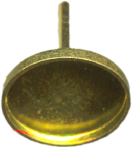 setting cabochons ear post