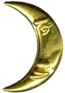 moon crescent mezzaluna lune