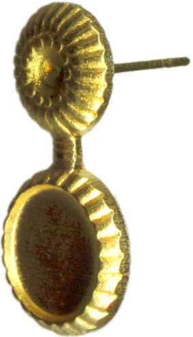 pieces for strass earrings ear post 