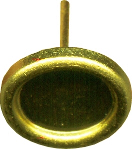 setting cabochons ear post 