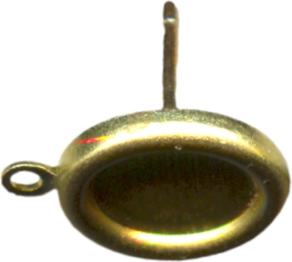 setting cabochons ear post 