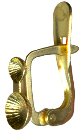 pearl clip earring components cups posts earring