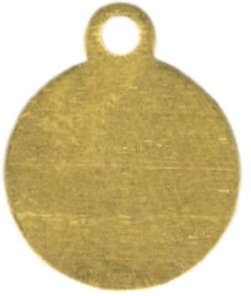 disco con argolla colgantes pendants disck round