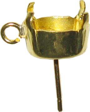 pieces for strass earrings ear post 