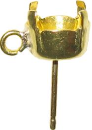 pieces for strass earrings ear post 