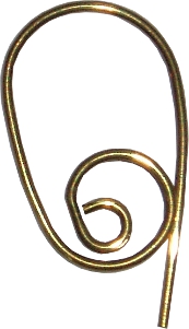 earwires plain hook kidney wire pierced ear wire findings &nbsp;ohr-brisuren 
