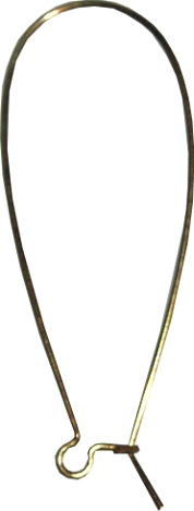 clip hippy hippies kidney wire pierced ear wire findings 