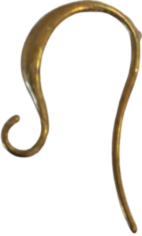 earwires plain hook kidney wire pierced ear wire findings ohr-brisuren