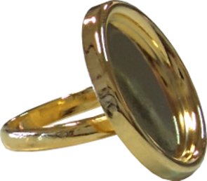 Base metal ring square settings