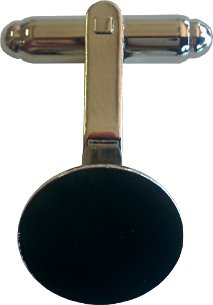 Cufflinks cuff links setting disc 13 mm.